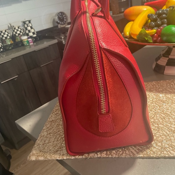 Gorgeous Roberto Cavalli Red Leather bag - Picture 8 of 13